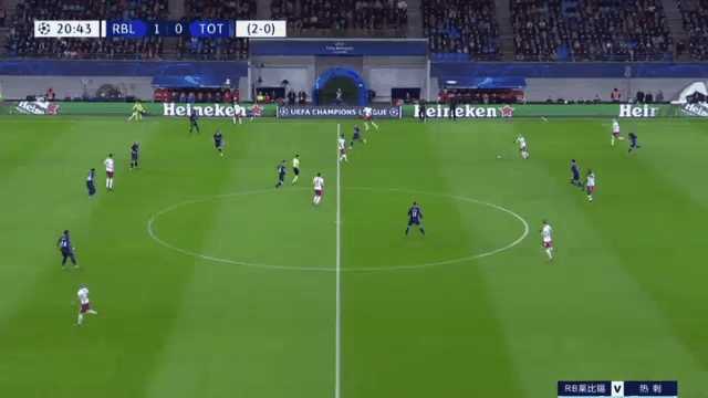 莱比锡险胜热刺,贝尔梅开二度欧冠 莱比锡险胜热刺,贝尔梅开二度欧冠